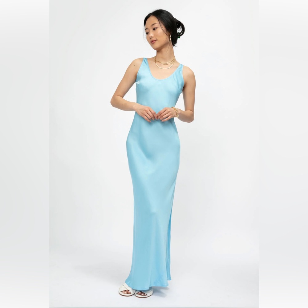 L’Agence Akiya Tank Dress in Baltic Sea XXS - New With Tags